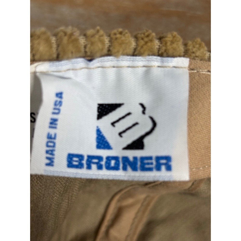Broner Corduroy Suede Baseball Cap Tan One Size Made‎ in USA - Picture 5 of 6